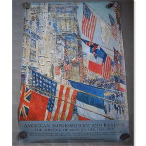 Frederick Childe Hassam, Allies Day 1917 Metropolitan Museum 1994 Poster Flags